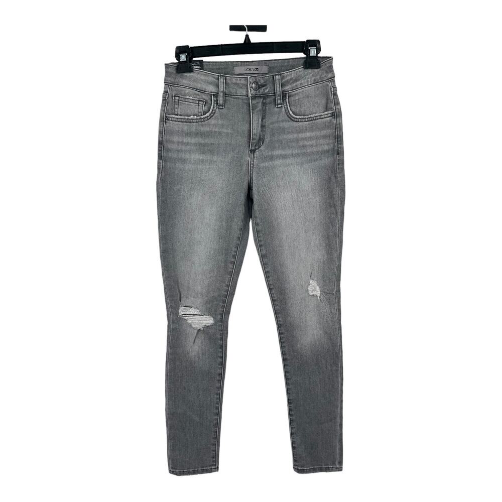 Joe's jeans curvy skinny ankle denim gray size 25 - Picture 1 of 6